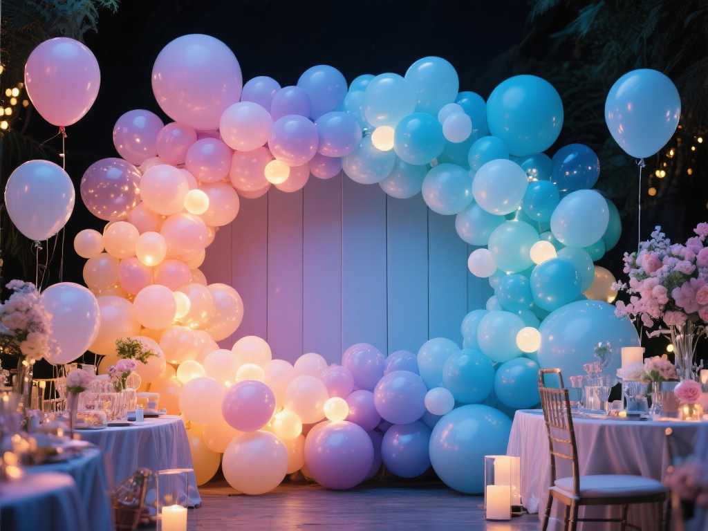 糖果派对与梦幻气球奇妙盛宴欢乐庆典