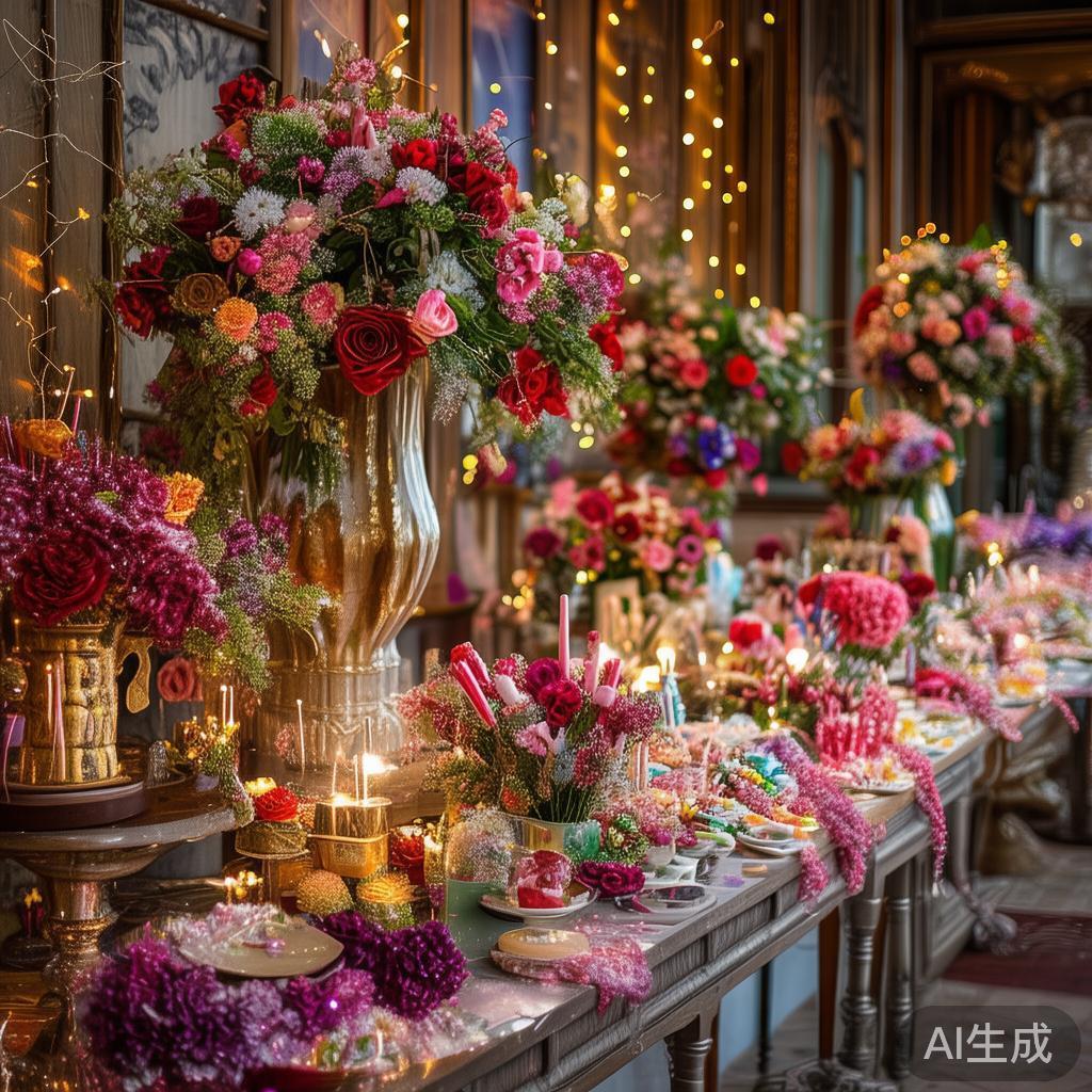 多款创意满满的完美派对鲜花糖果装饰方案推荐