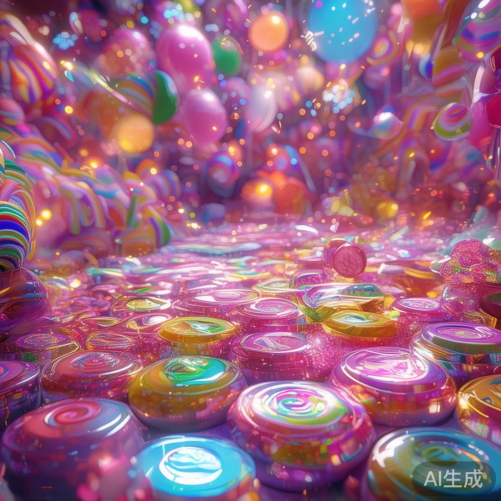 糖果派对95:体验最甜美的狂欢盛宴与无限趣味 糖果派对95特别注重视觉效果的细节处理,华丽的糖果