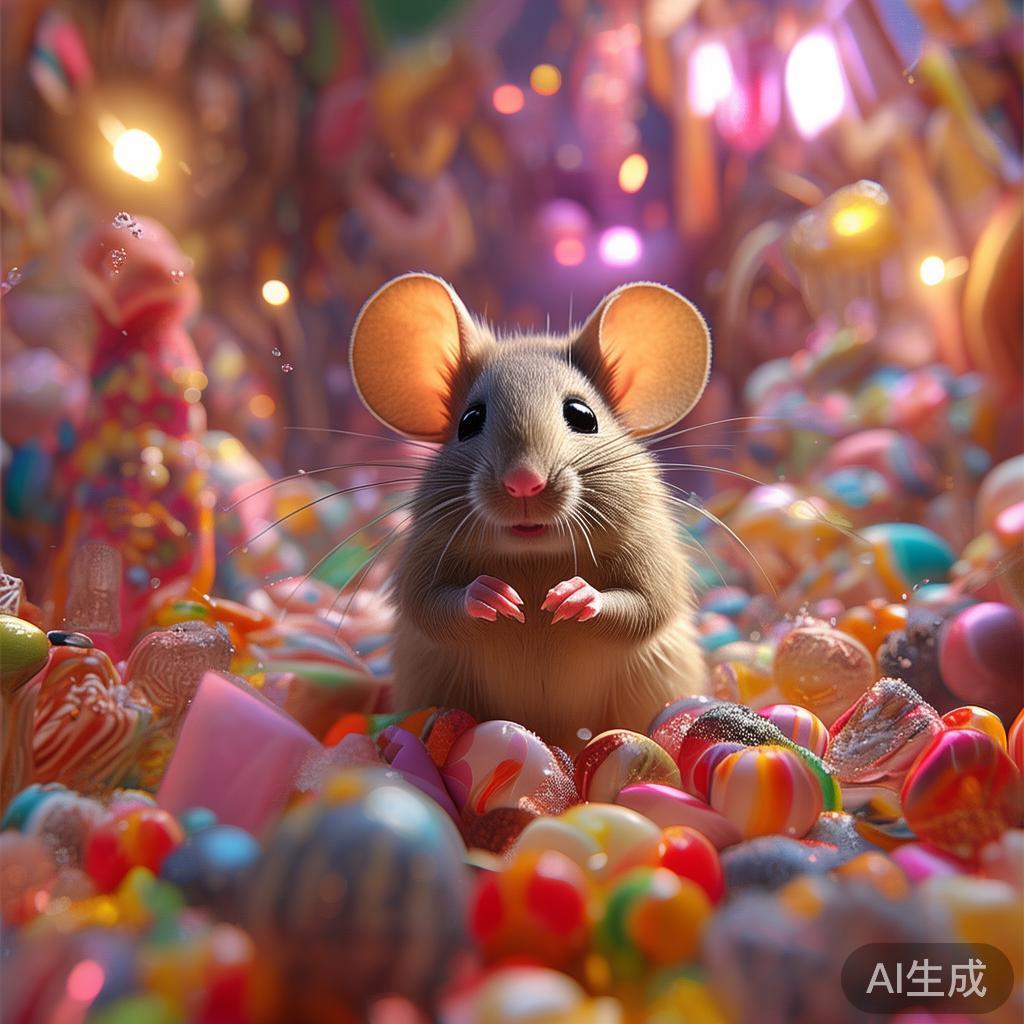 在每年的糖果派对上，五彩缤纷的糖果、欢快的音乐和欢