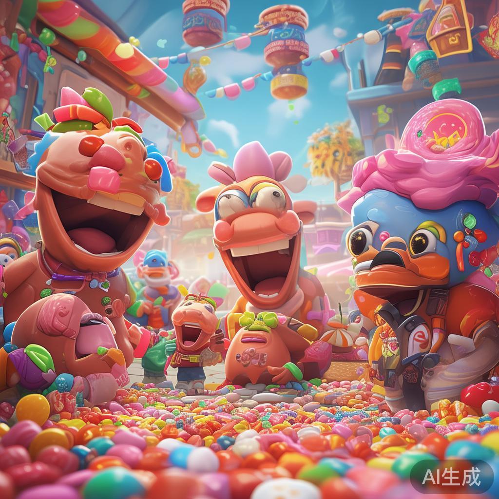 在香肠派对中，糖果是游戏中的主要货币之一，广泛应用