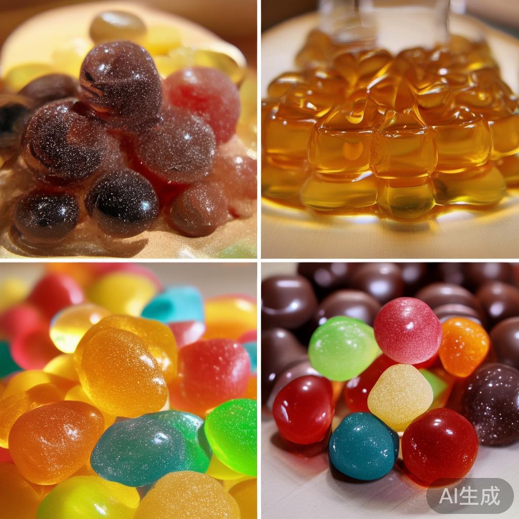 不同糖果采用的原料和制作工艺决定了其独特的口感。硬